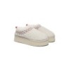 Ugg pantoufles en peau de mouton laine peluche plateforme cheville Madge sable