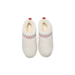 Ugg pantoufles en peau de mouton laine peluche plateforme cheville Madge sable