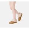 Ugg sandales en peau de mouton et laine marron