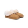 Ugg sandales en peau de mouton et laine marron