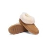 Ugg sandales en peau de mouton et laine marron