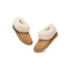 Ugg sandales en peau de mouton et laine marron