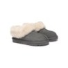 Ugg sandales en peau de mouton et laine gris