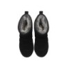 Ugg Mini bottes Puff en laine de mouton Noir