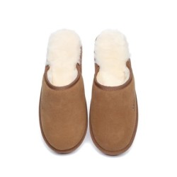 Ugg pantoufles homme en laine de mouton Cruz marron