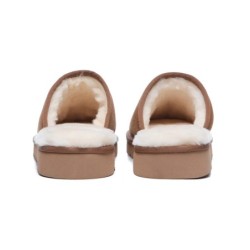 Ugg pantoufles homme en laine de mouton Cruz marron