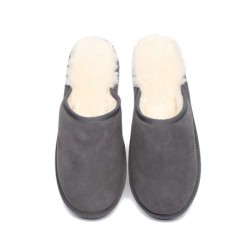 Ugg pantoufles homme en laine de mouton Cruz gris