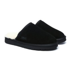 Ugg pantoufles homme en laine de mouton Cruz noir
