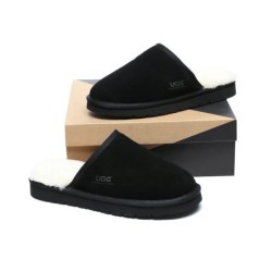 Ugg pantoufles homme en laine de mouton Cruz noir