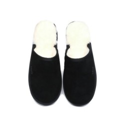Ugg pantoufles homme en laine de mouton Cruz noir