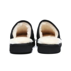 Ugg pantoufles homme en laine de mouton Cruz noir