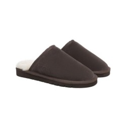 Ugg pantoufles homme en laine de mouton Cruz chocolat