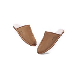 Ugg pantoufles homme en laine de mouton Bennett marron