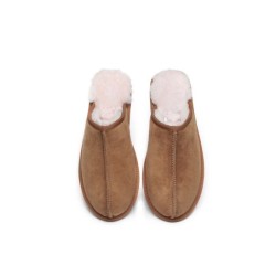 Ugg pantoufles homme en laine de mouton Bennett marron